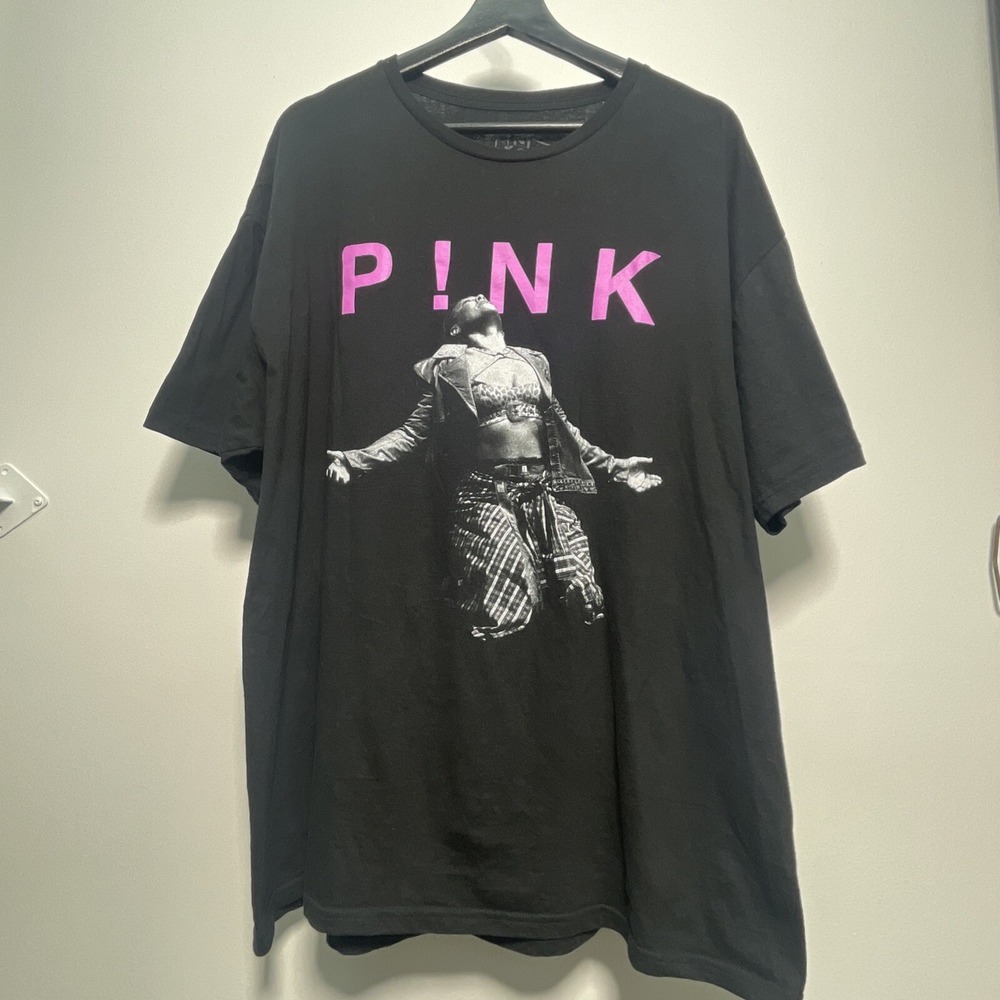 Pink Concert‎ 2023 Tour Tee Shirt Black Size XL P!nk Pop Dance